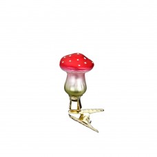 Inge Glas Glass Ornament - Mini Mushroom - TEMPORARILY OUT OF STOCK